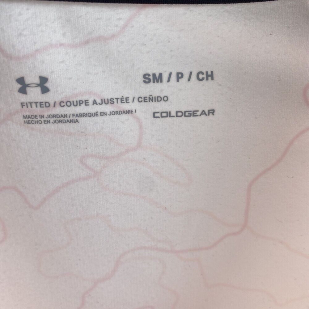 Under Armour Women’s Cold Gear Half Zip Long Sleeve Pink Size Small - Picture 3 of 3